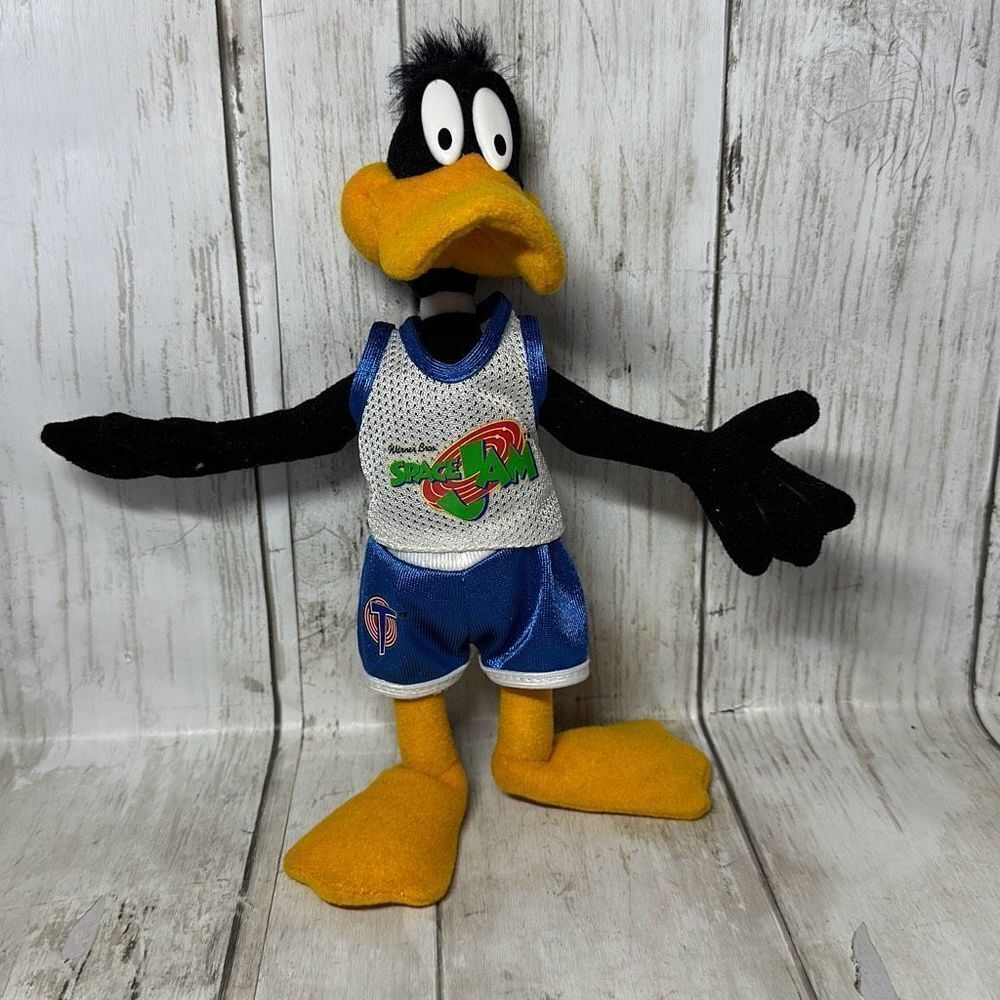 Warner Bros. Space Jam Daffy Duck Plush Vintage Retro Collectible 1996 McDonalds